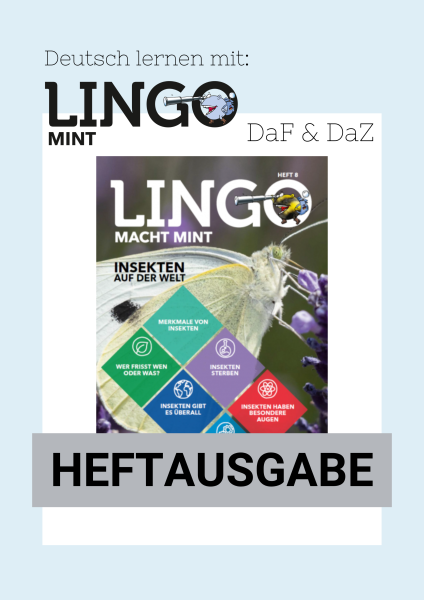 Lingo macht MINT-Magazin - Heft 8 Insekten auf der Welt