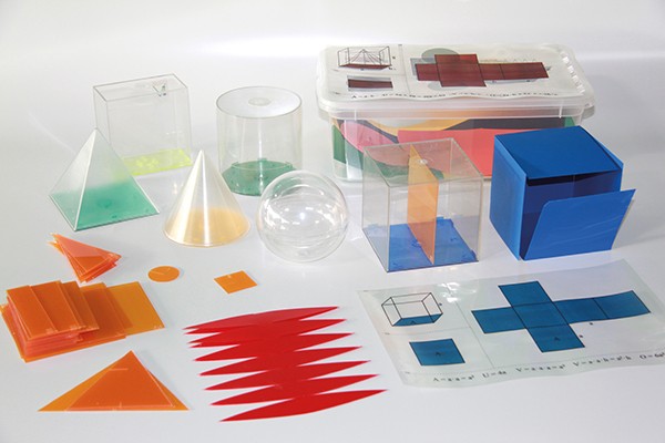 Geometrie-Körper-Set Premium, 24-tlg. in Box