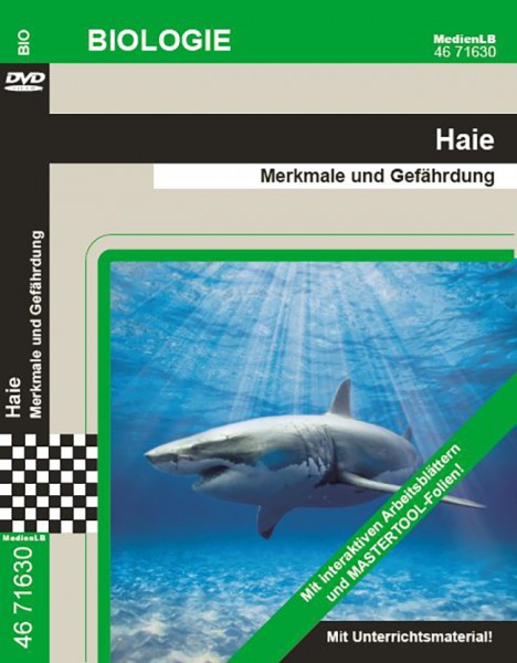 Haie - Merkmale und Gefährdung: DVD mit interaktiven Arbeitsblättern und MasterTool Folien