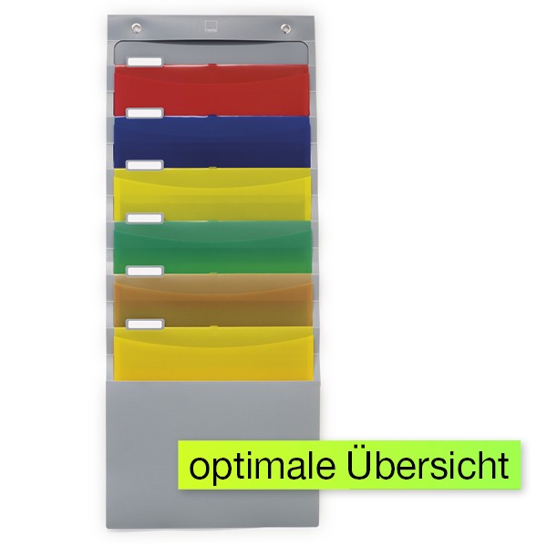 Hänge-Orga-Mappe für A4 mit Beschriftungsleiste