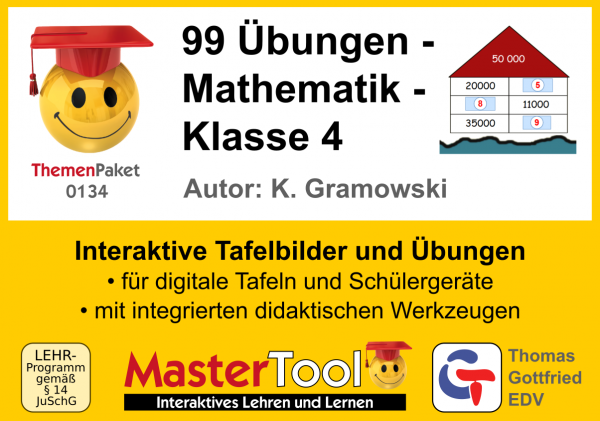MasterTool - 99 Übungen - Mathematik - Klasse 4 (TP 134)