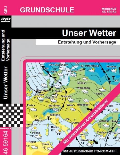 Unser Wetter - Entstehung und Vorhersage: DVD mit interaktiven Arbeitsblättern