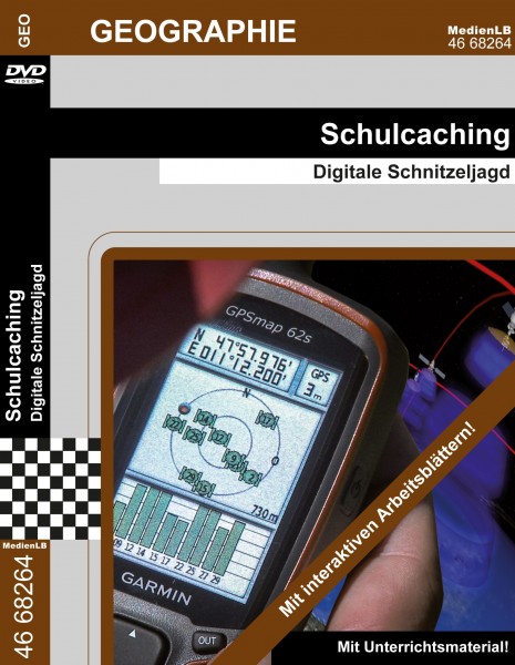 Schulcaching - Digitale Schnitzeljagd: DVD mit Unterrichts- und Begleitmaterial