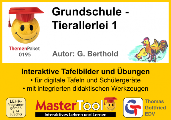 MasterTool - Grundschule - Tierallerlei 1 (TP 195)