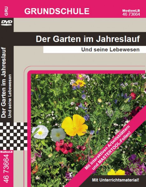 Der Garten im Jahreslauf - Und seine Lebewesen: DVD mit interaktiven Arbeitsblättern