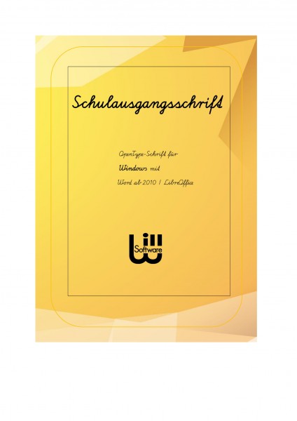 Schulausgangsschrift SAS (für Windows)