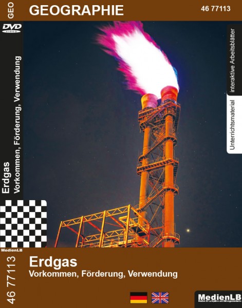 Erdgas - Vorkommen, Förderung, Verwendung: DVD mit Unterrichts- und Begleitmaterial