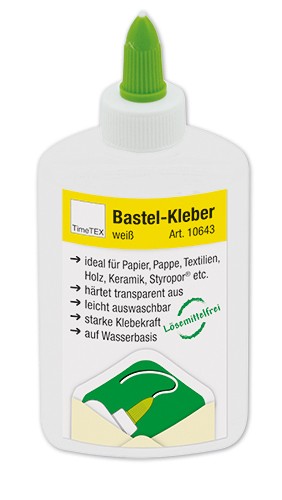 Bastel-Kleber weiß, Inhalt 125g
