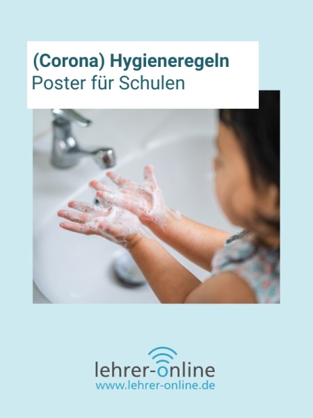 Poster: Corona-Hygiene-Regeln an Schulen