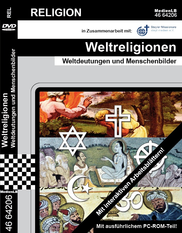 Weltreligionen - Weltdeutungen und Menschenbilder: DVD mit Unterrichtsmaterial, interaktive Übungen