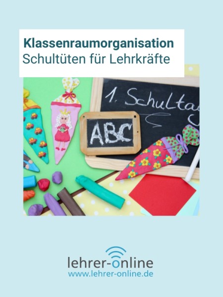Schultüten für Lehrkräfte: Klassenraumorganisation
