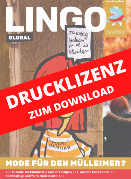 Lingo Global Drucklizenz Ausgabe 6: Mode für den Mülleimer