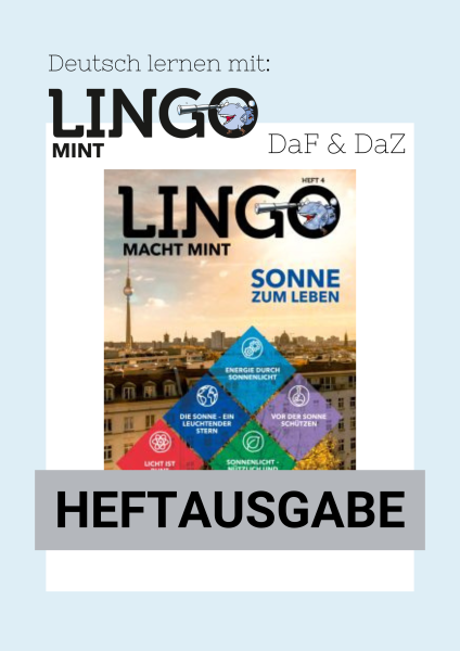 Lingo macht MINT-Magazin - Heft 4 Sonne zum Leben