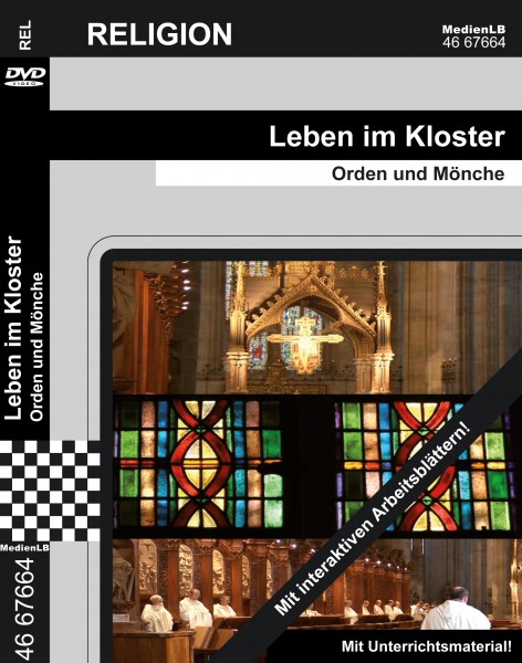 Leben im Kloster - Orden und Mönche: DVD mit interaktiven Arbeitsblättern