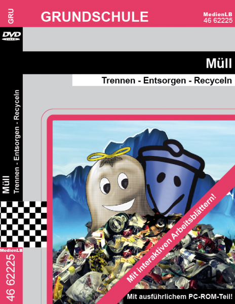 Müll - Trennen - Entsorgen - Recyceln: DVD mit interaktiven Arbeitsblättern